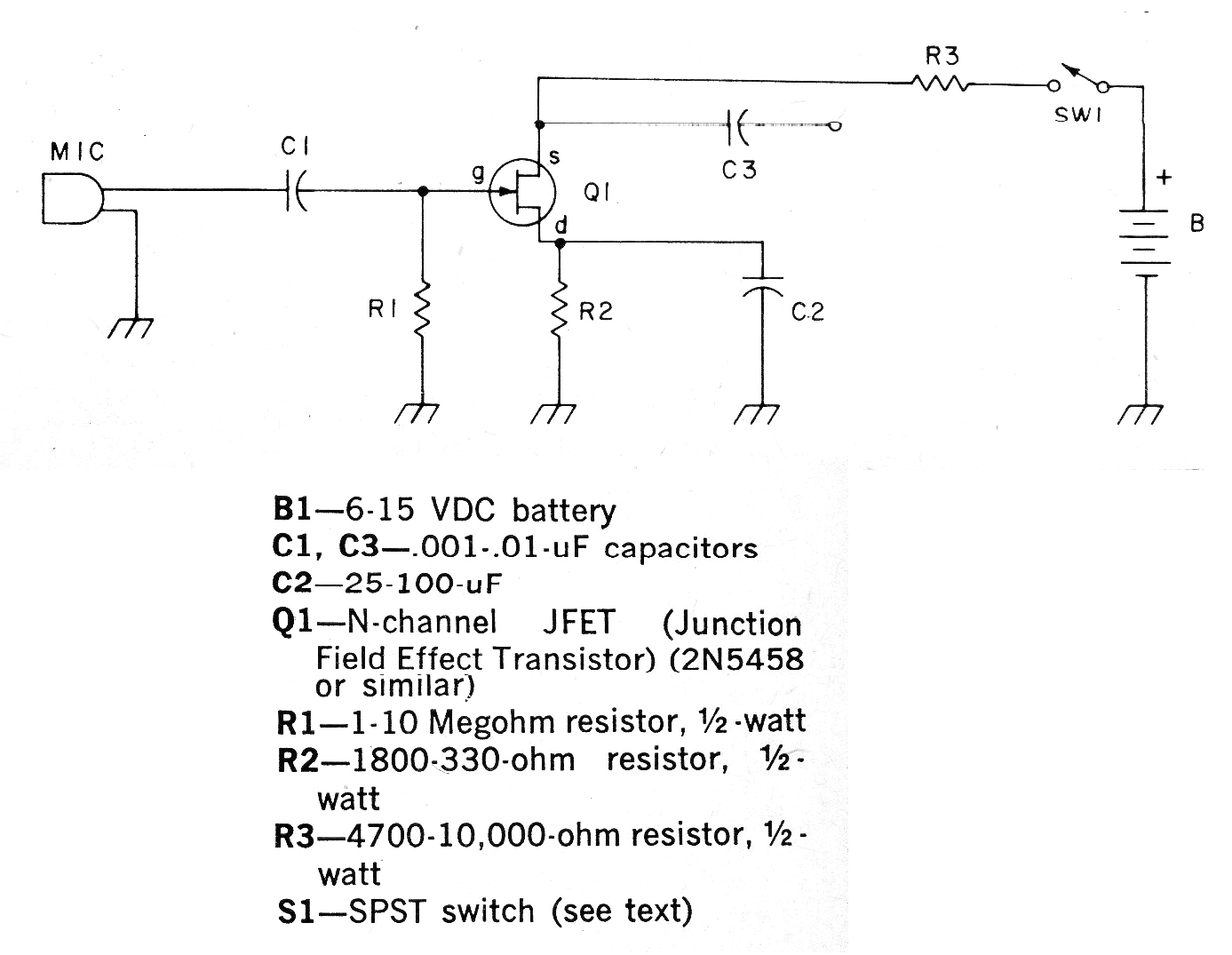 Amplificador Para Micrófono de Alta Impedancia
Amplificador Para Micrófono de Alta Impedancia