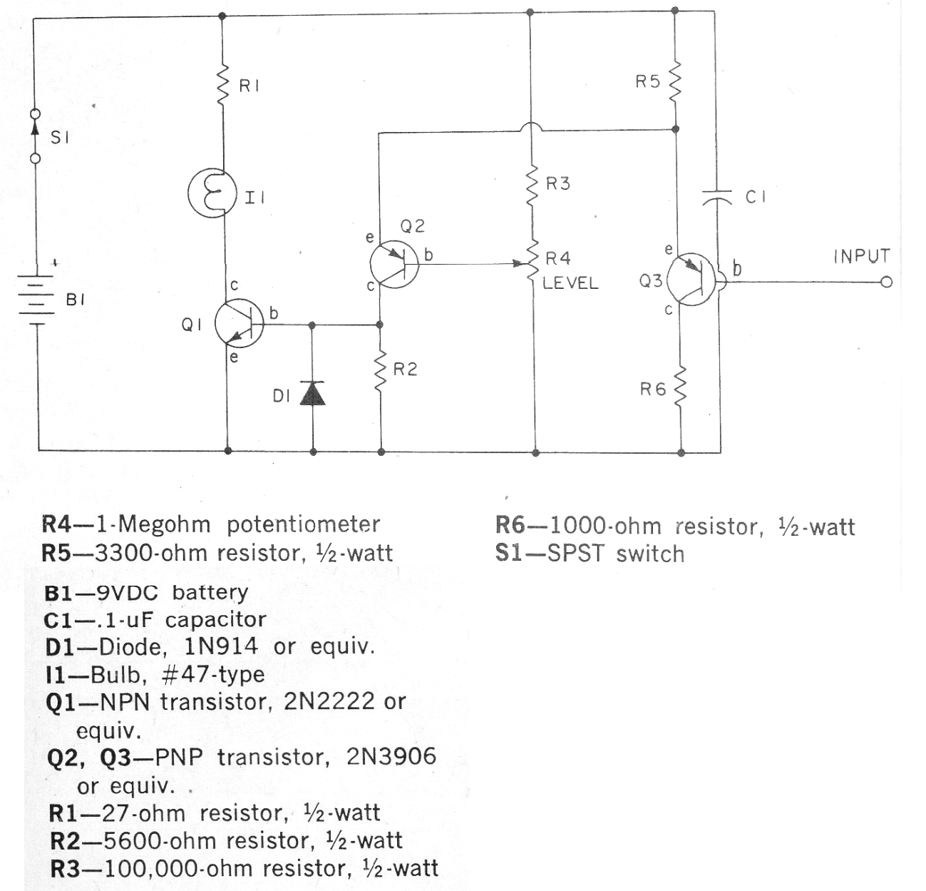 Detector de nivel
Detector de nivel