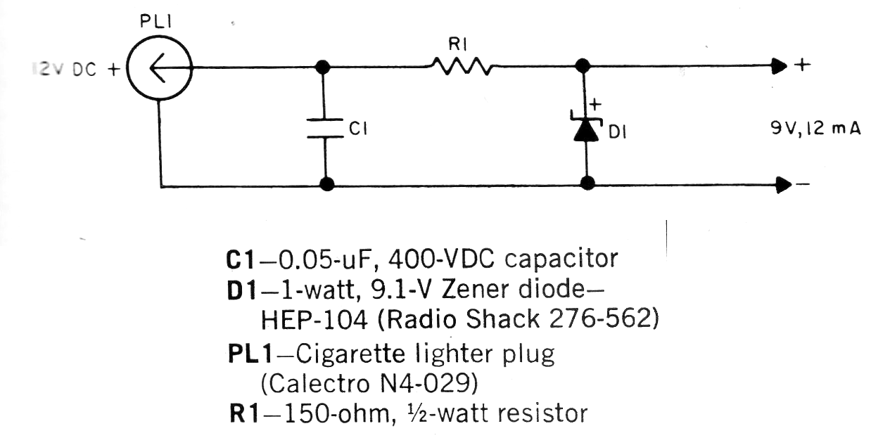 Convertidor 12 V a 9 V
Convertidor 12 V a 9 V