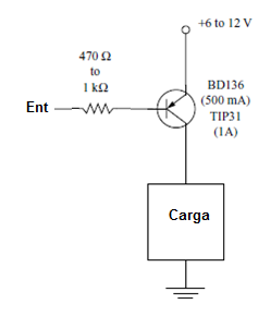 Interruptor De Potência Com Transistor PNP
