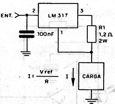 Fuente de Corriente Constante LM317
