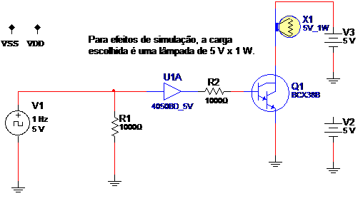 Figura 4 – Simulando el funcionando de un Shield con el Multisim
