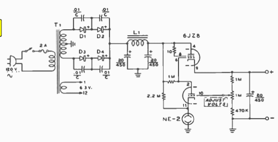 Fuente Regulada Para Valvulados
Fuente Regulada Para Valvulados