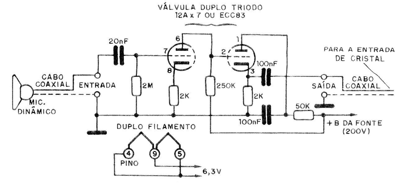 Preamplificador para Micrófono o Cápsula Dinámica
Preamplificador para Micrófono o Cápsula Dinámica