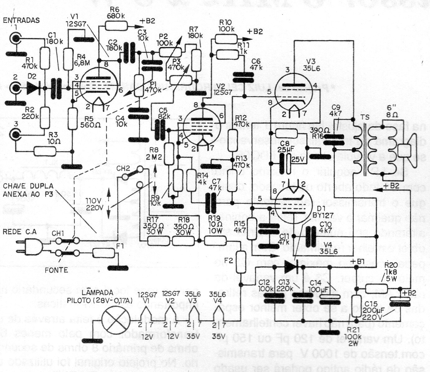 Amplificador Valvulado
Amplificador Valvulado