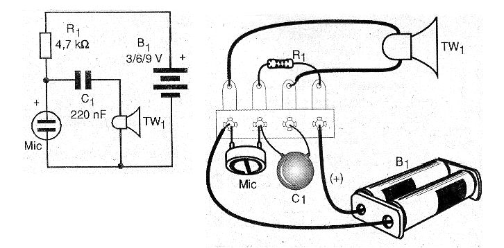 Figura 7 - Preparación de un transistor o CI para montaje en puente de terminales.
Figura 7 - Preparación de un transistor o CI para montaje en puente de terminales.