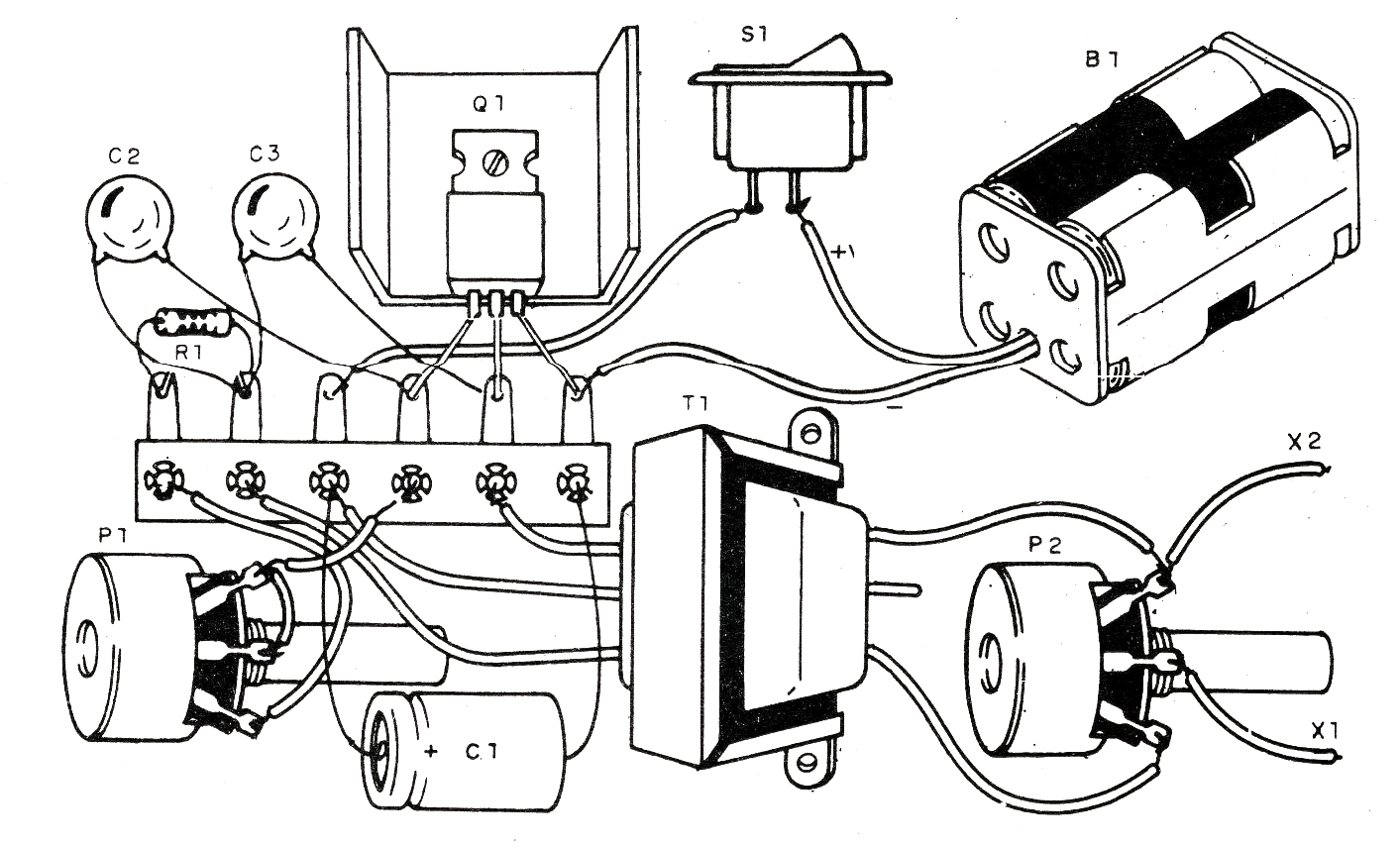 Figura 2- Montaje en un puente de terminales.
Figura 2- Montaje en un puente de terminales.