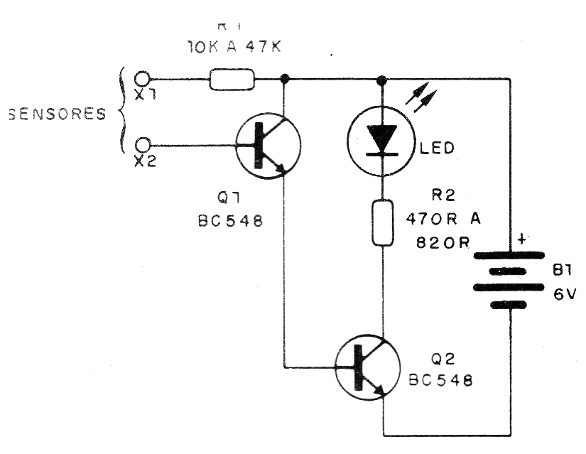 Figura 1- Circuito del sensor
Figura 1- Circuito del sensor