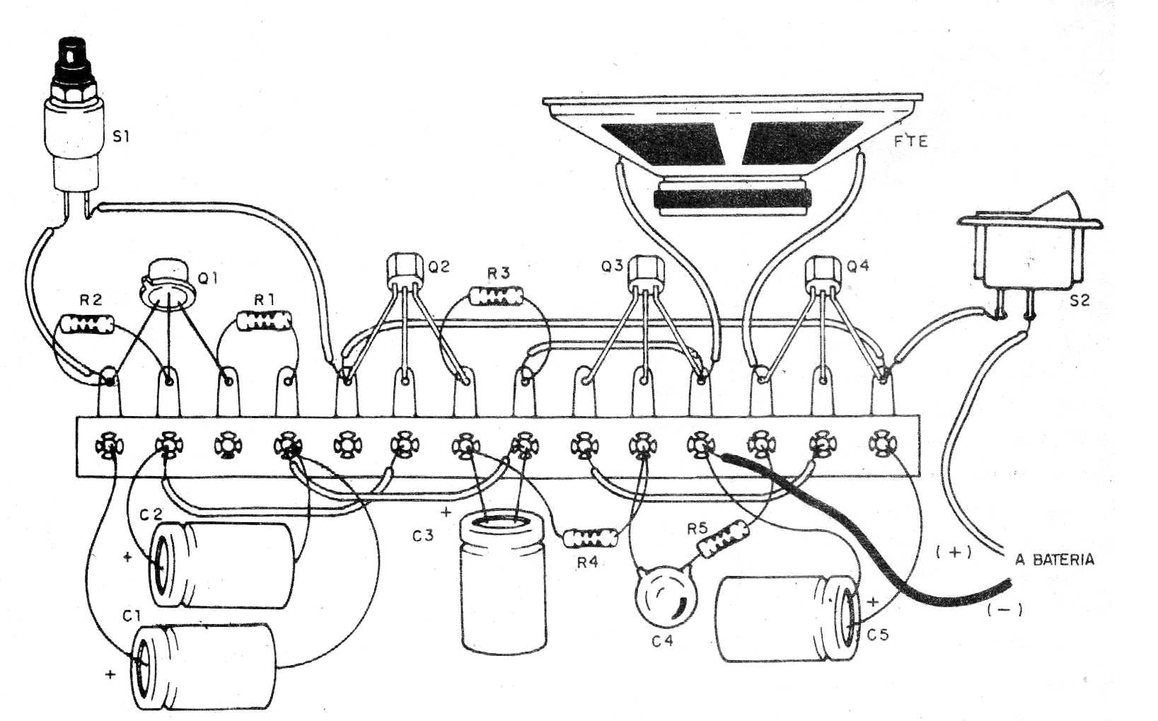 Figura 2 - Montaje simplificado mediante puente de terminales
Figura 2 - Montaje simplificado mediante puente de terminales