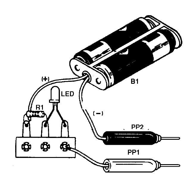 Figura 2 - Montaje en un pequeño puente de terminales
