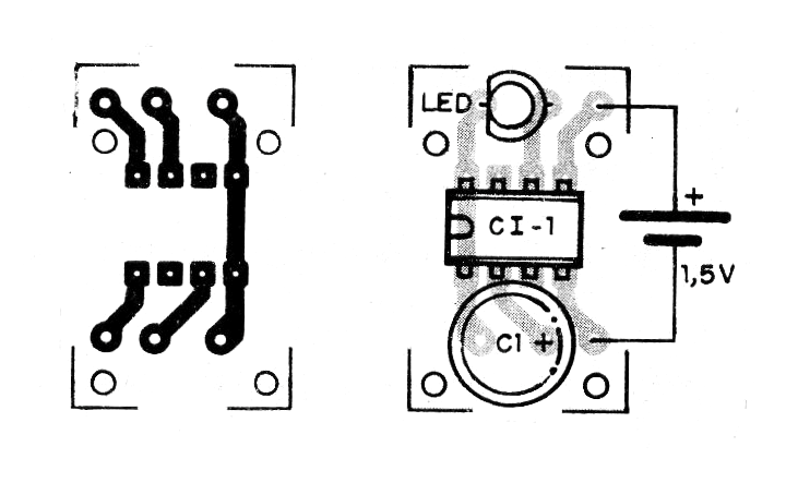 Figura 2 - Montaje en placa de circuito impreso
Figura 2 - Montaje en placa de circuito impreso
