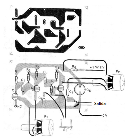 Figura 2 - Placa para el montaje
Figura 2 - Placa para el montaje