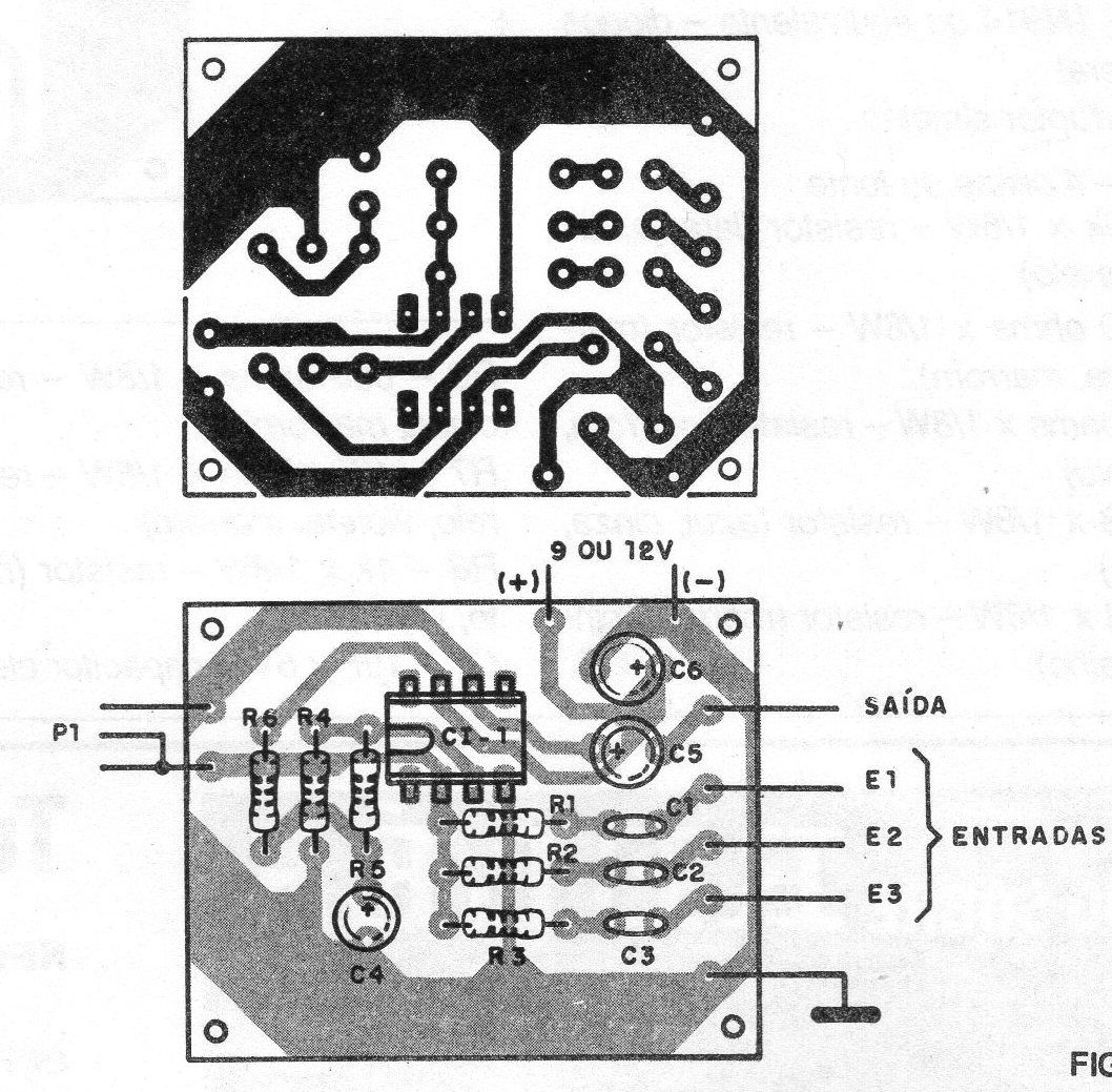 Figura 2 - Placa para el montaje
Figura 2 - Placa para el montaje