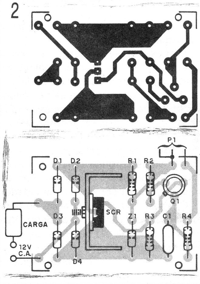 Figura 2 - Placa para el montaje
Figura 2 - Placa para el montaje