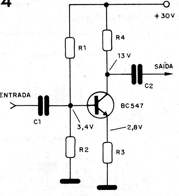 Figura 4 - Tensiones en la etapa
