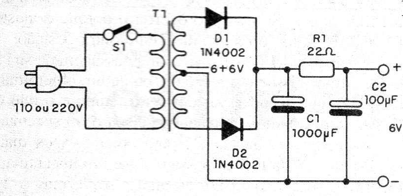Figura 1 - Diagrama completo de la fuente
Figura 1 - Diagrama completo de la fuente