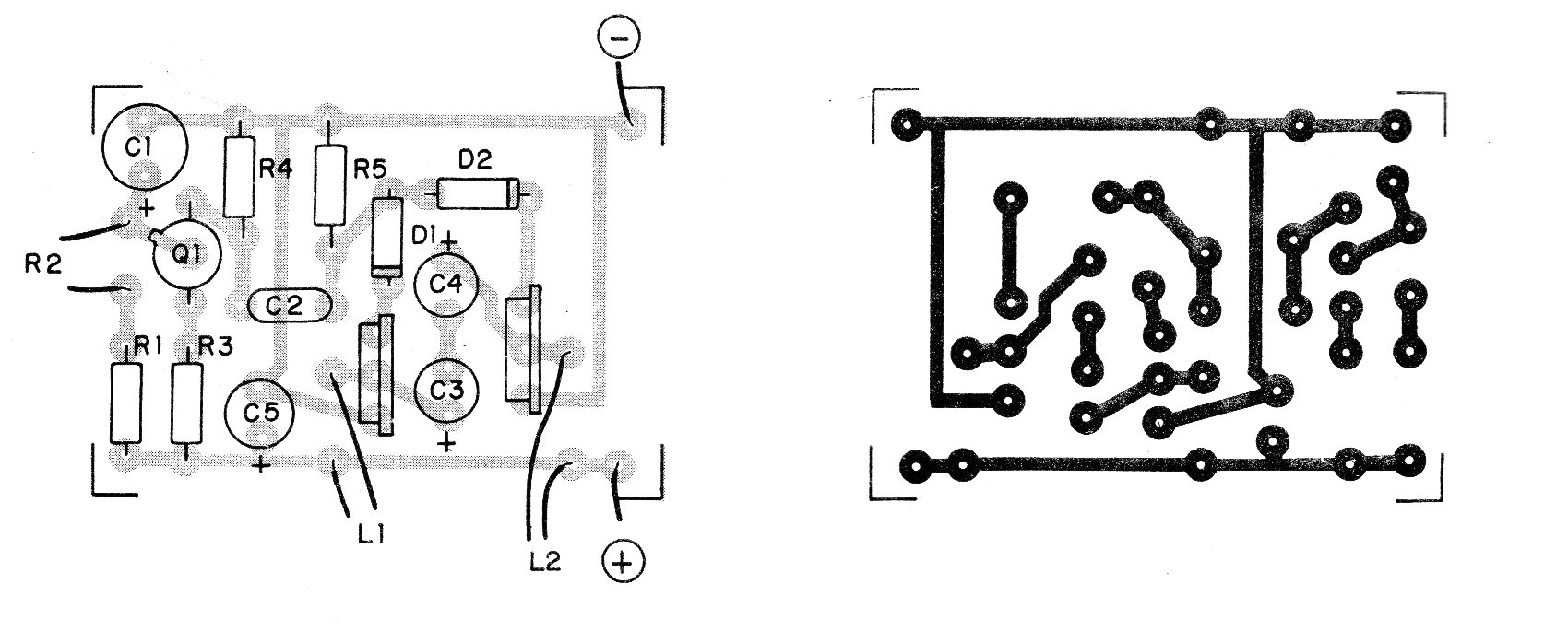 Figura 2 - Placa de circuito impreso para el montaje
Figura 2 - Placa de circuito impreso para el montaje