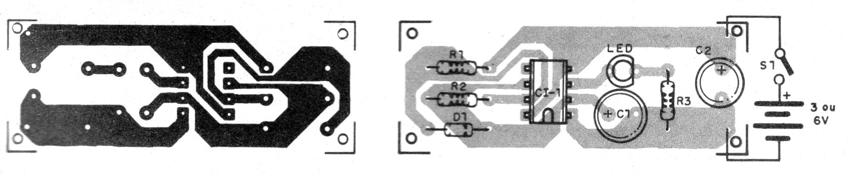 Figura 2 - Placa de circuito impreso para montaje
Figura 2 - Placa de circuito impreso para montaje