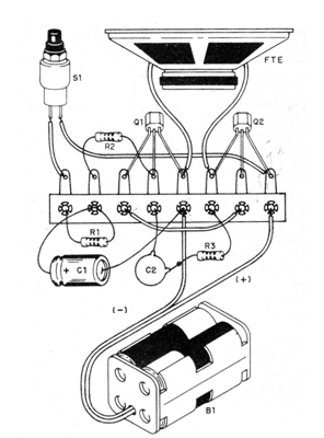 Figura 2 - Montaje en puente de terminales
Figura 2 - Montaje en puente de terminales