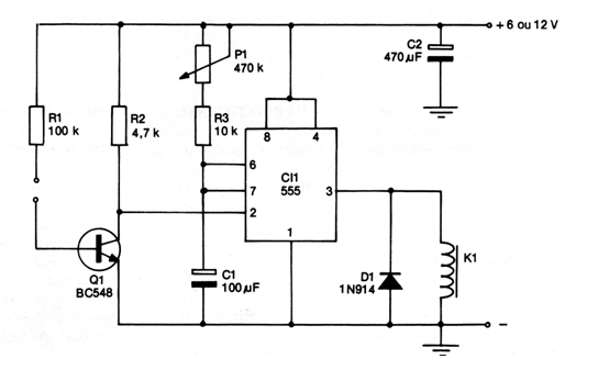 Figura 1 - Diagrama completo del sensor de tacto
