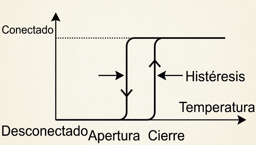 Fig. 20. Comportamiento de un control con relé. Fig. 20. Comportamiento de un control con relé.