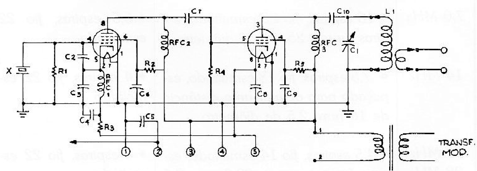 Figura 2 - Modulador para operación en fonía.
Figura 2 - Modulador para operación en fonía.